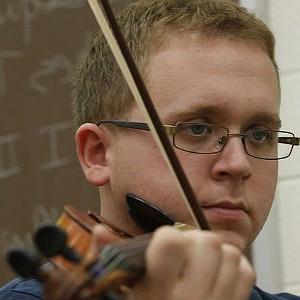 HSU Music Major student playing violin