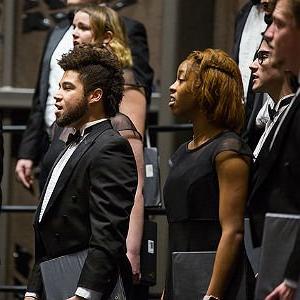 HSU Music Major students singing in choir